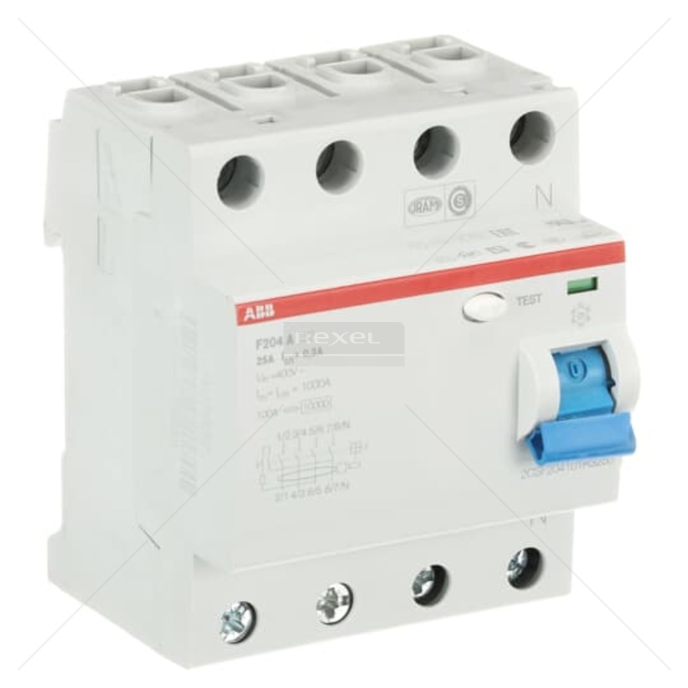 Abb Interruttore Differenziale 4 poli F204a-63/0 3 Biss Basic (xgl) | Acquisti Online su