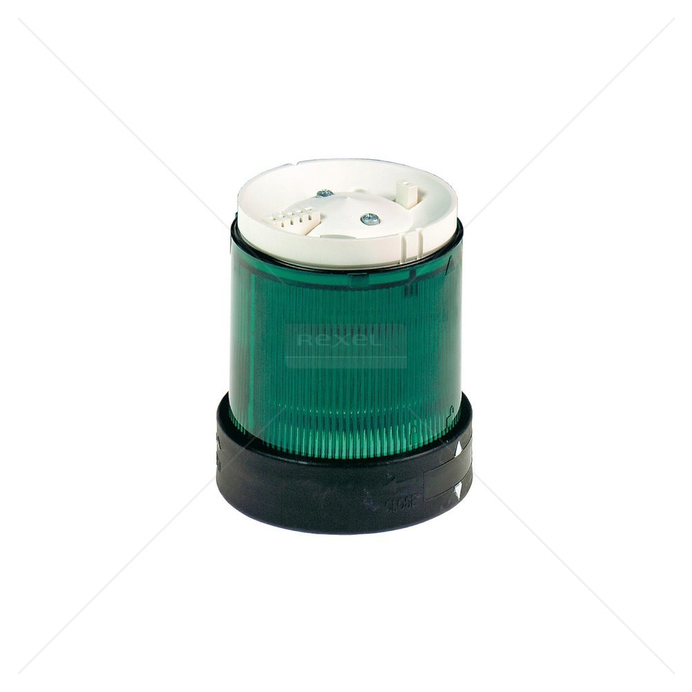 Slika izdelka&nbsp;Semafor - svetilni modul HARMONY fi 70mm Utripajoča ZEL ŽARNICA 24V 24-48V AC/DC