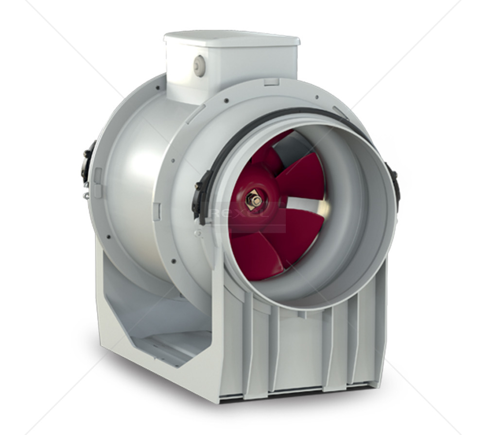 Cevni ventilator VORTICE industrijski fi 160mm 230V IP44 PVC 550m3
