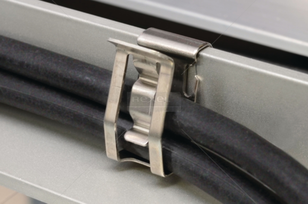 Slika izdelka Hellermanntyton Pritrdilni element EDGE CLIP MSC2-SS304-ML, 1-3mm, primerno za: 5-7.6mm